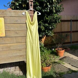 Peppermayo Backless Yellow Dress